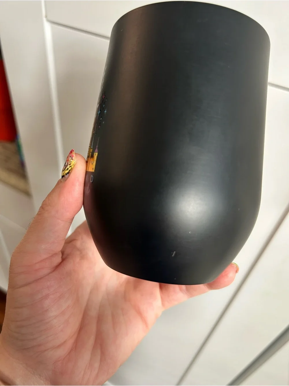 Disneyland Resort Black Stainless Steel Double Wall Tumbler 12 oz